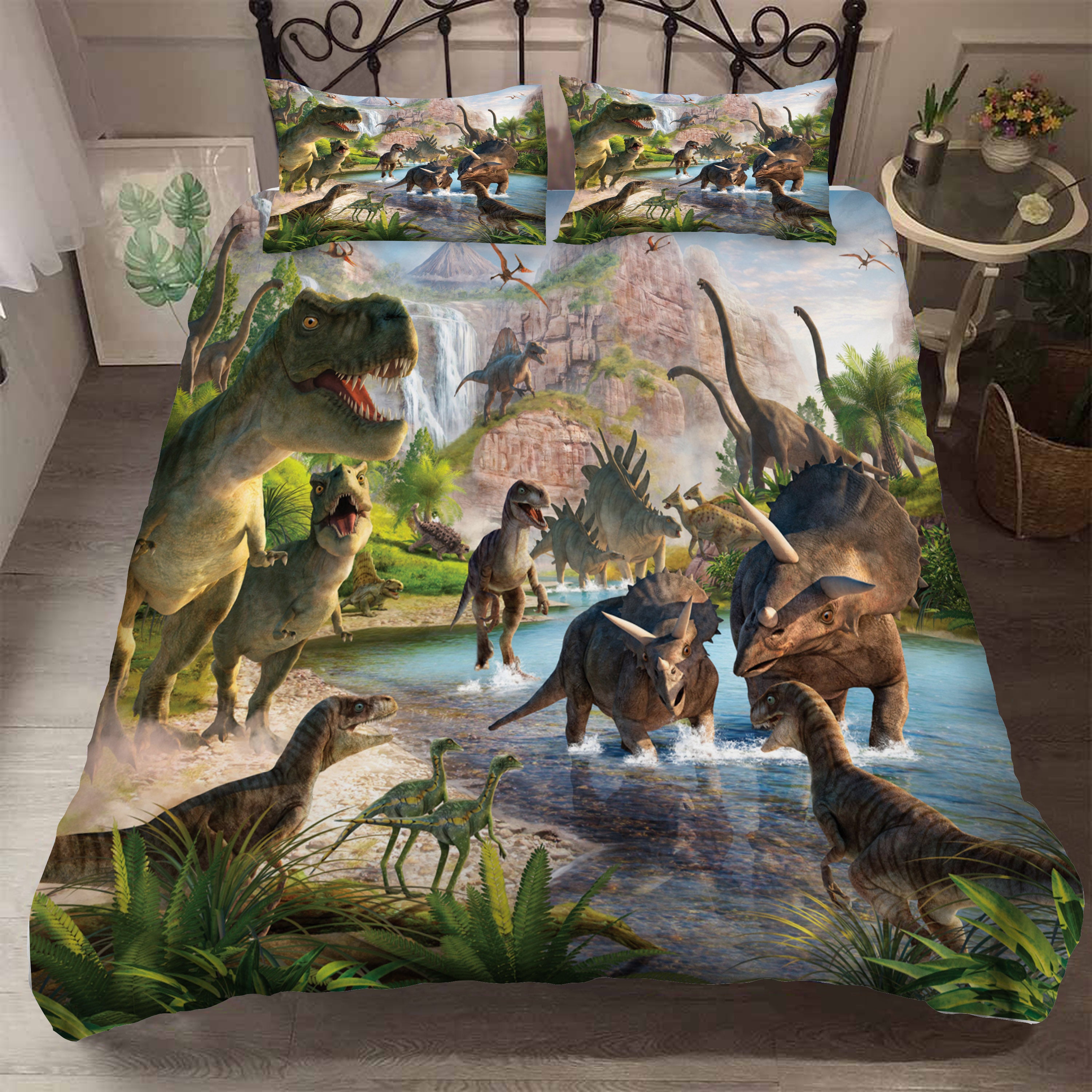 3D Animal Skeleton Jurassic Park Quilt Cover Set Bedding Set Duvet Cover Pillowcases 17