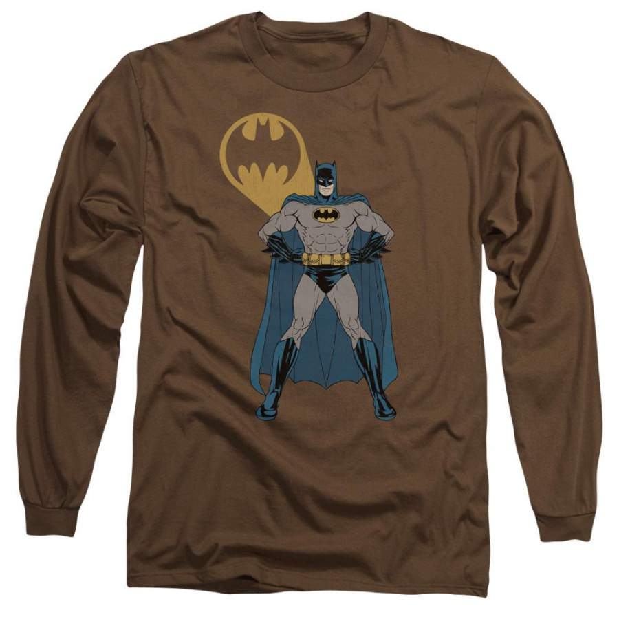 Batman – Arms Akimbo Bats Long Sleeve Adult 18/1