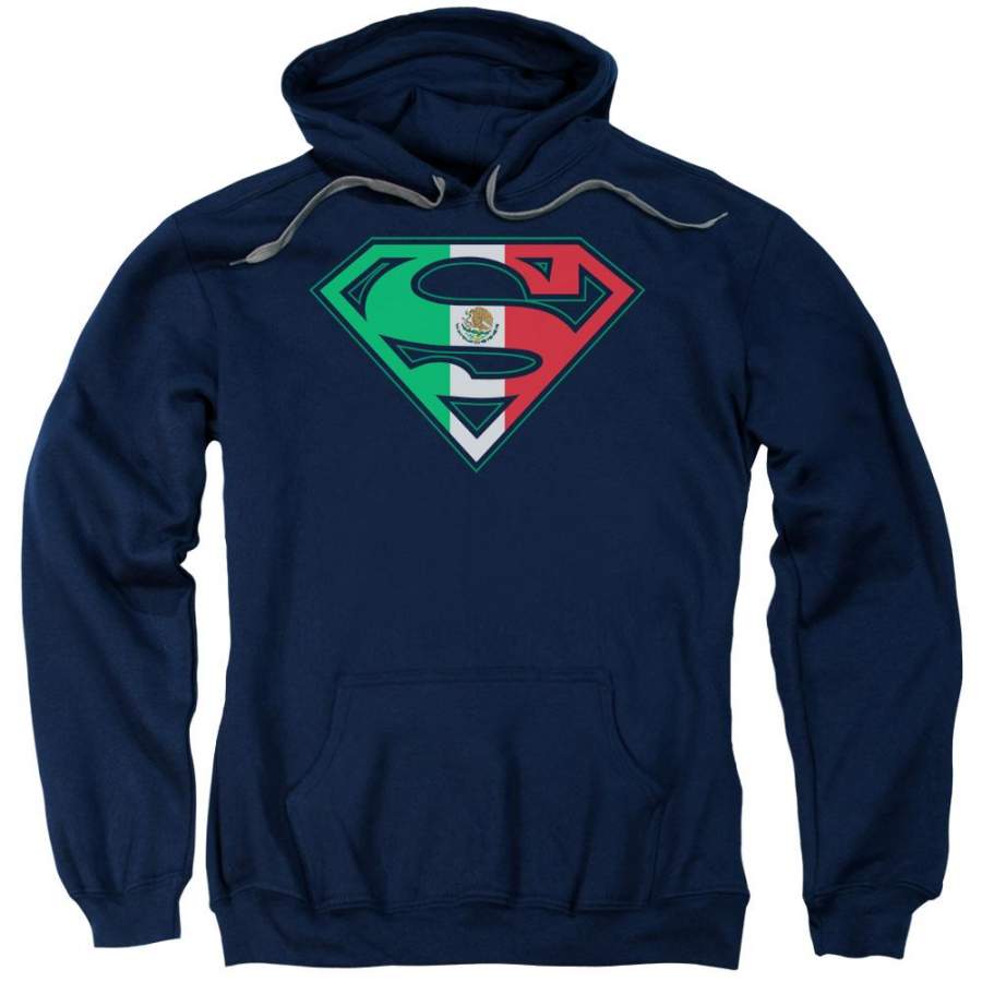 Superman Mexican Shield Pullover Hoodie