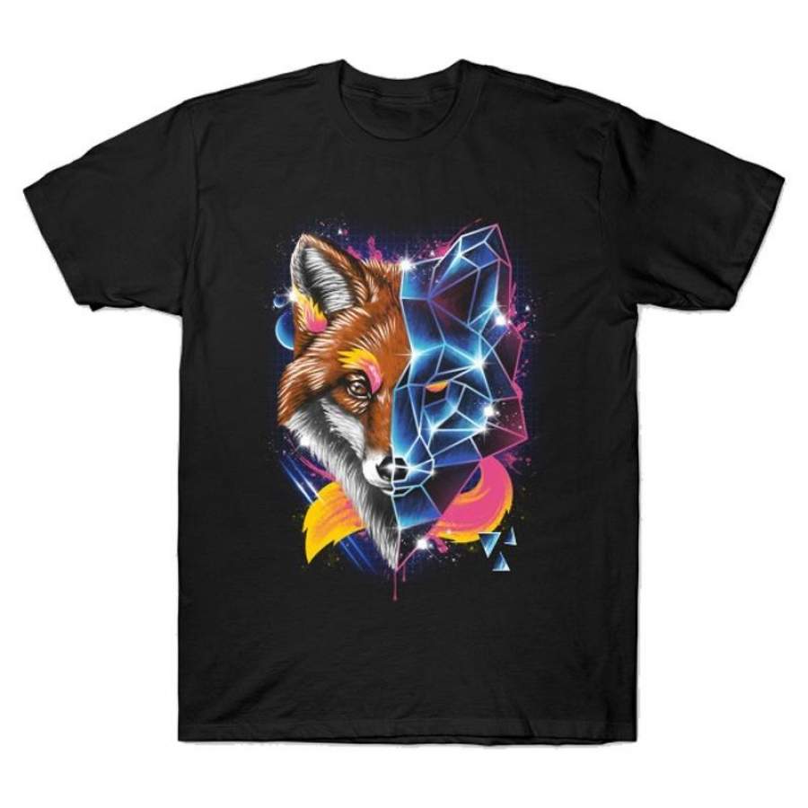 cotton T-shirt high quality fashion casual print t shirt rad fox men Harajuku clothing funny tshirts