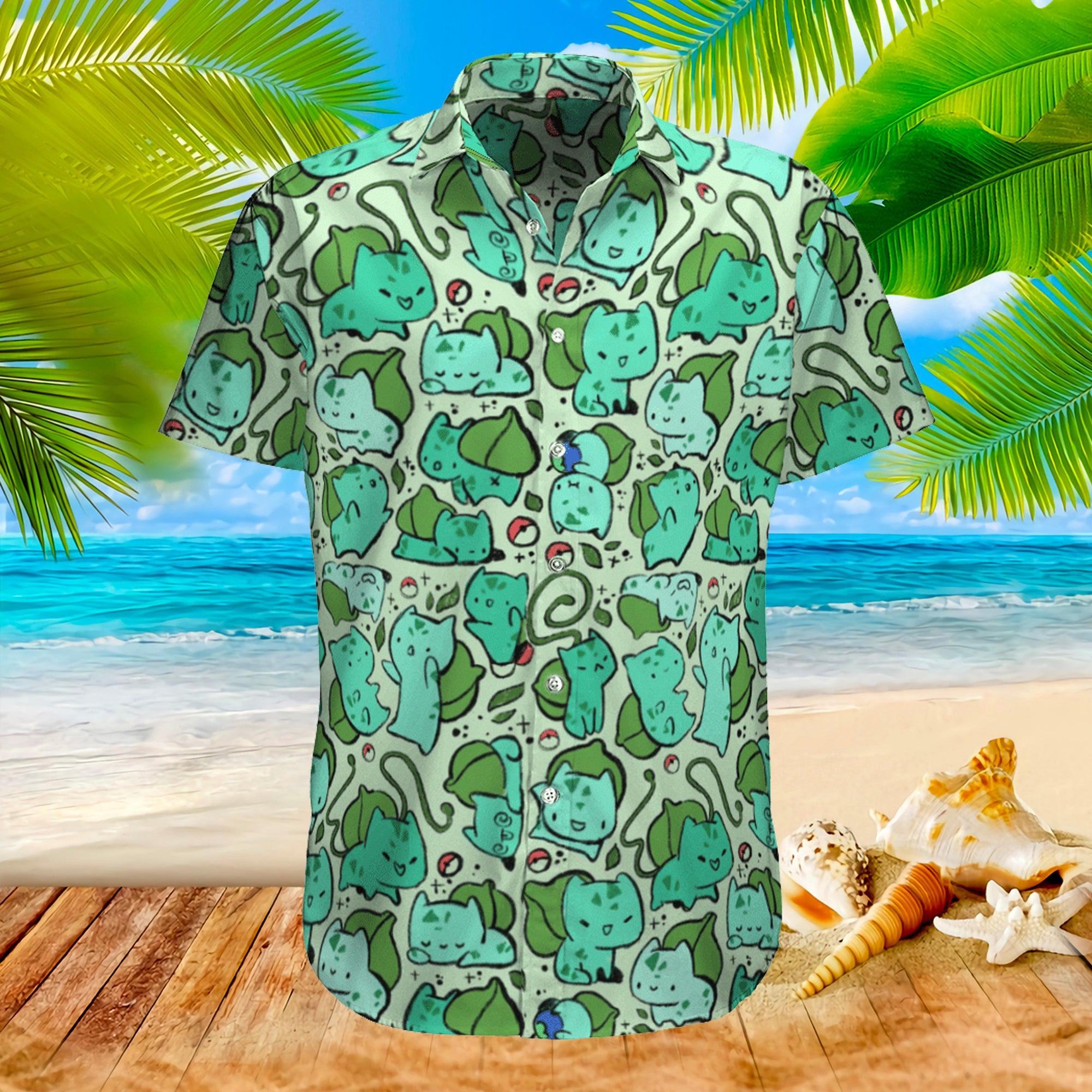 Cute Bbs Pkm Hawaiian Shirt Ha35393