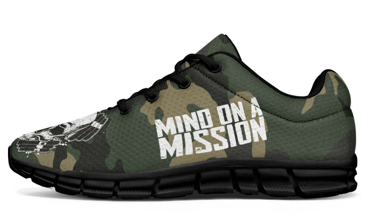 Camo Weightsmindonamission Breathable Sneakers Custom Shoes V64