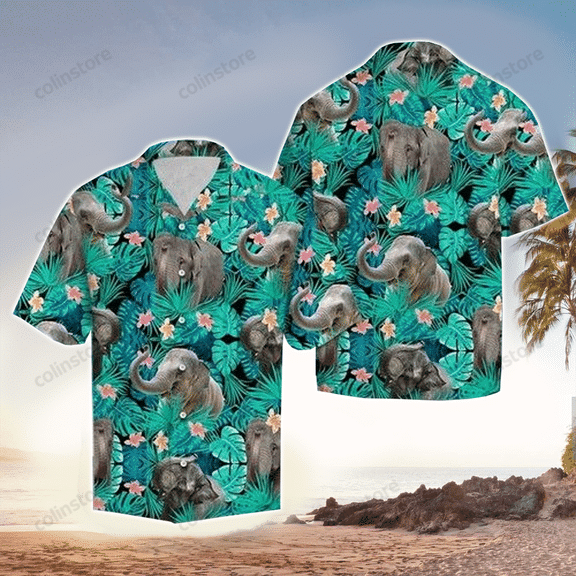 Elephant Hawaii Shirt For Aloha Ha85495