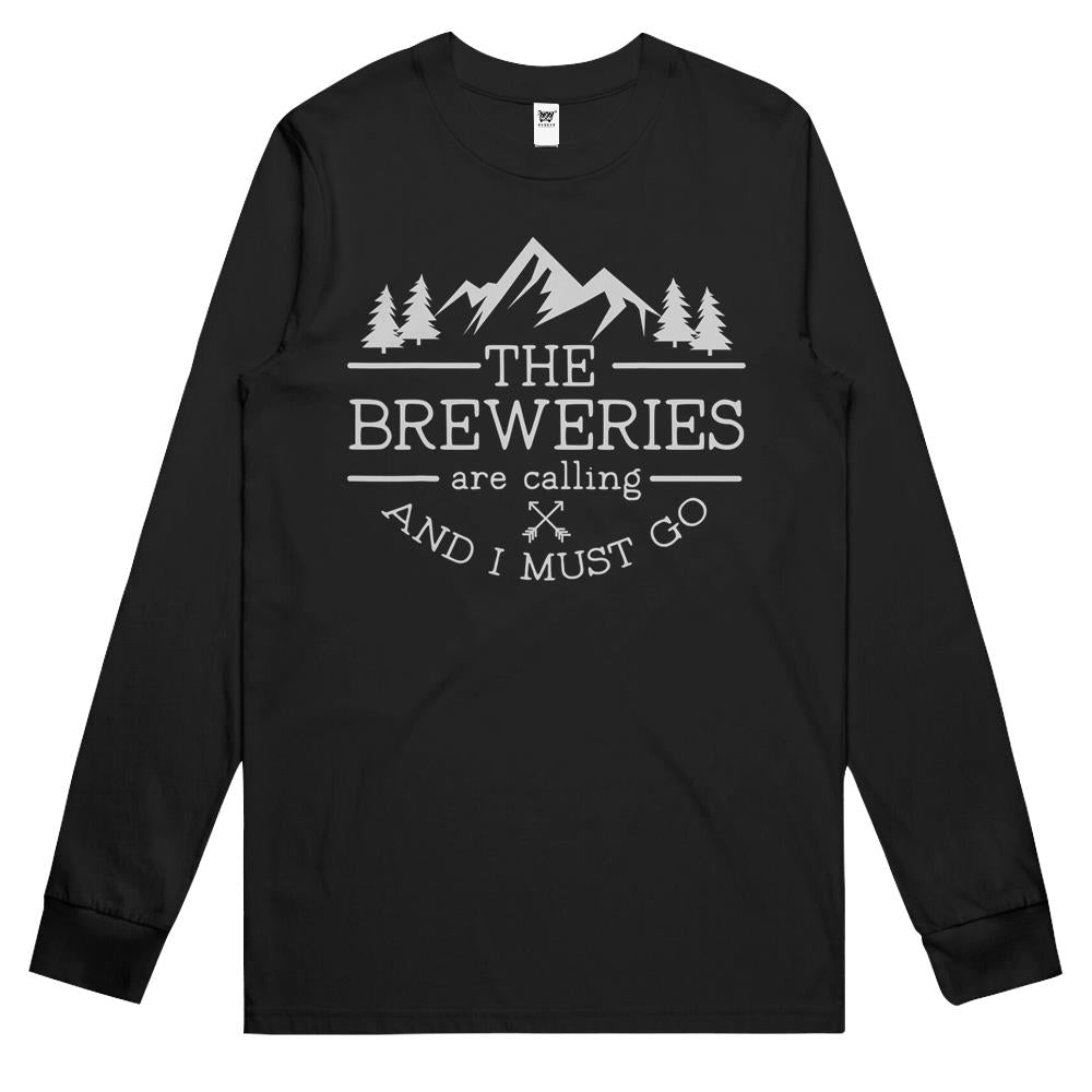 The Beer Breweries Are Calling And I Must Go Craft Beer Gift Long Sleeve T Shirts