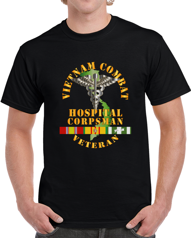 Usn – Usmc – Vietnam Combat Veteran Hospital Corpsman X 300 T Shirt