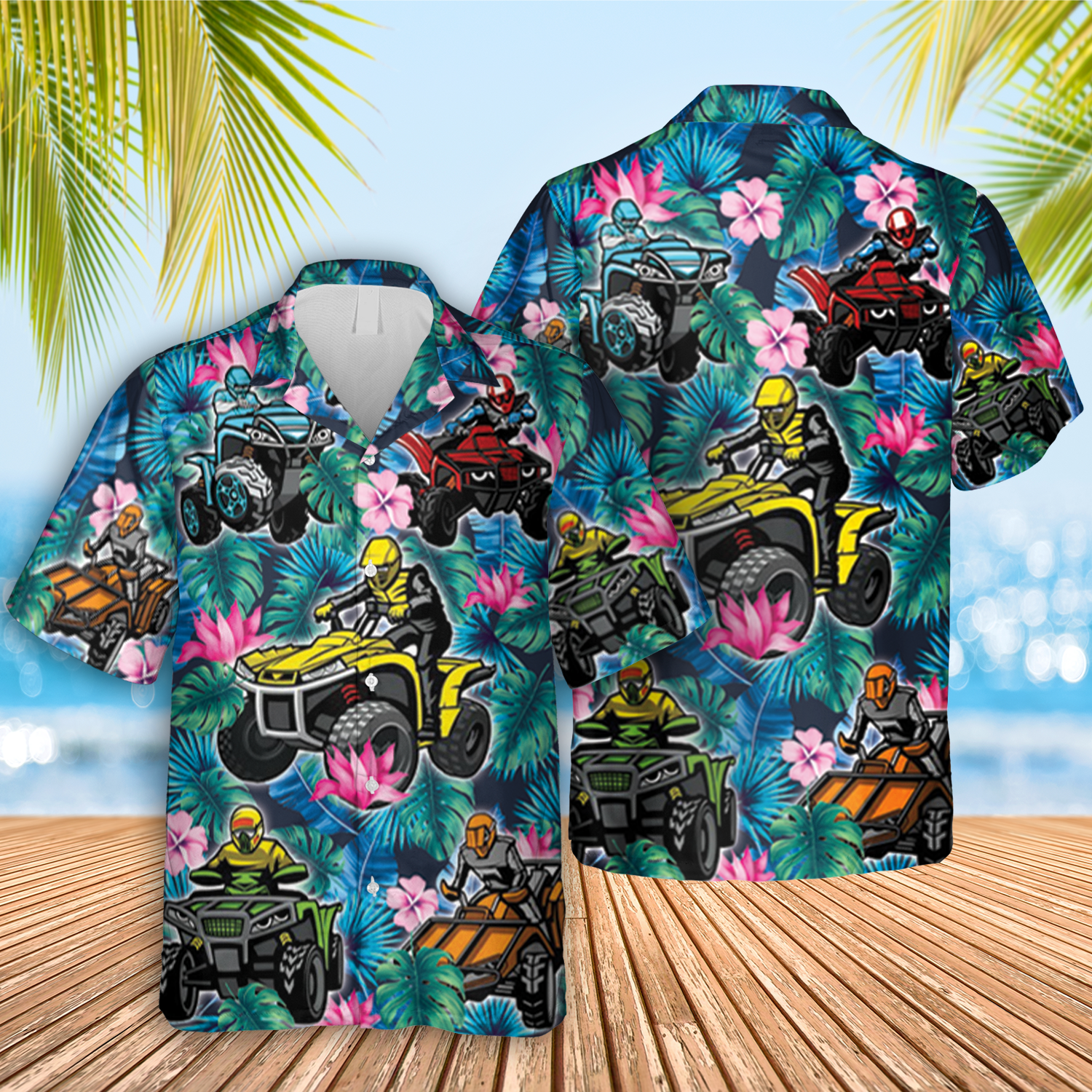 Hibicus Atv Hawaii Beach Travel Outfit Ha60207