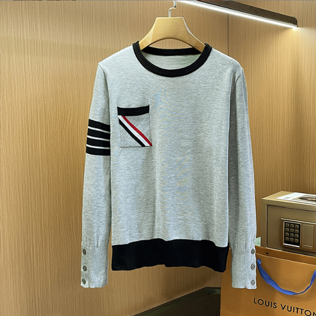 Sweater Korean Fashion Pullover Men Tops New 2022 Autumn Winter Brand Sweaters Knit Designer Clothes Long Sleeve Luxury Clothing alx