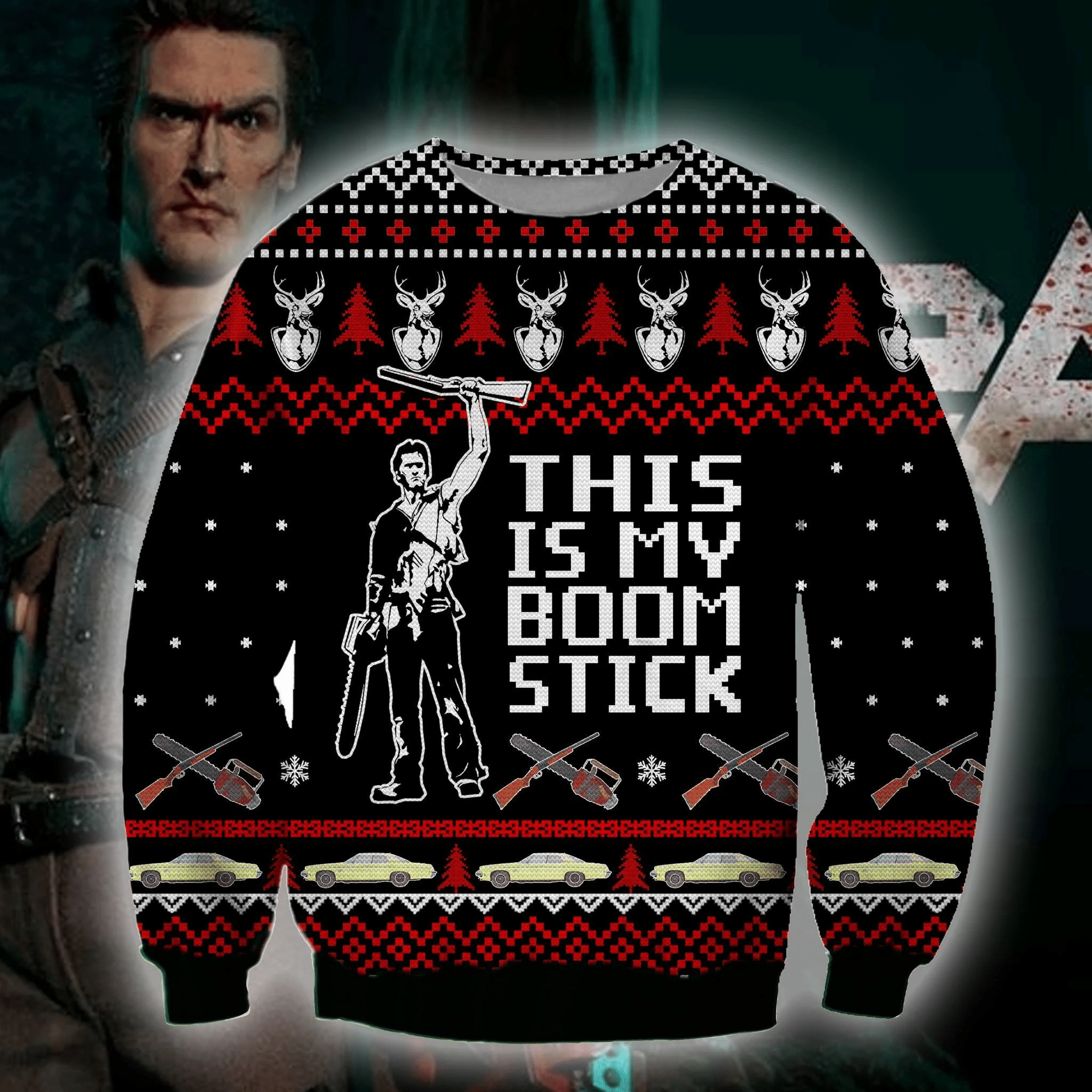 This Is My Boom Stick Ugly Christmas Sweater