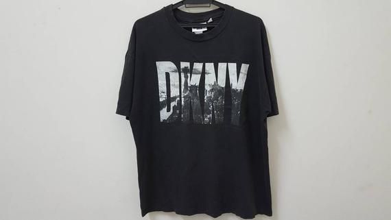 Vintage 90S Dkny New York Iconic 90S Style Rocky Style Hype Dope Swag Hip Hop Rap Pop 90S Rare Fashion Style Shirt