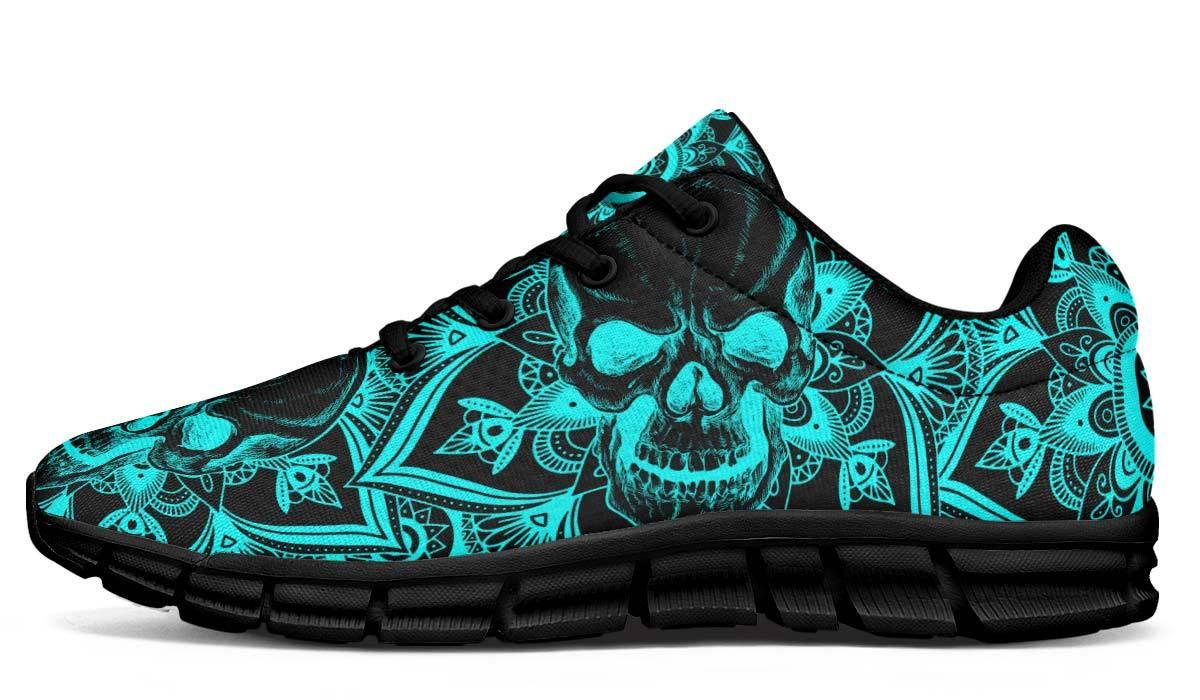 Aqua Mandala Breathable Sneakers Custom Shoes