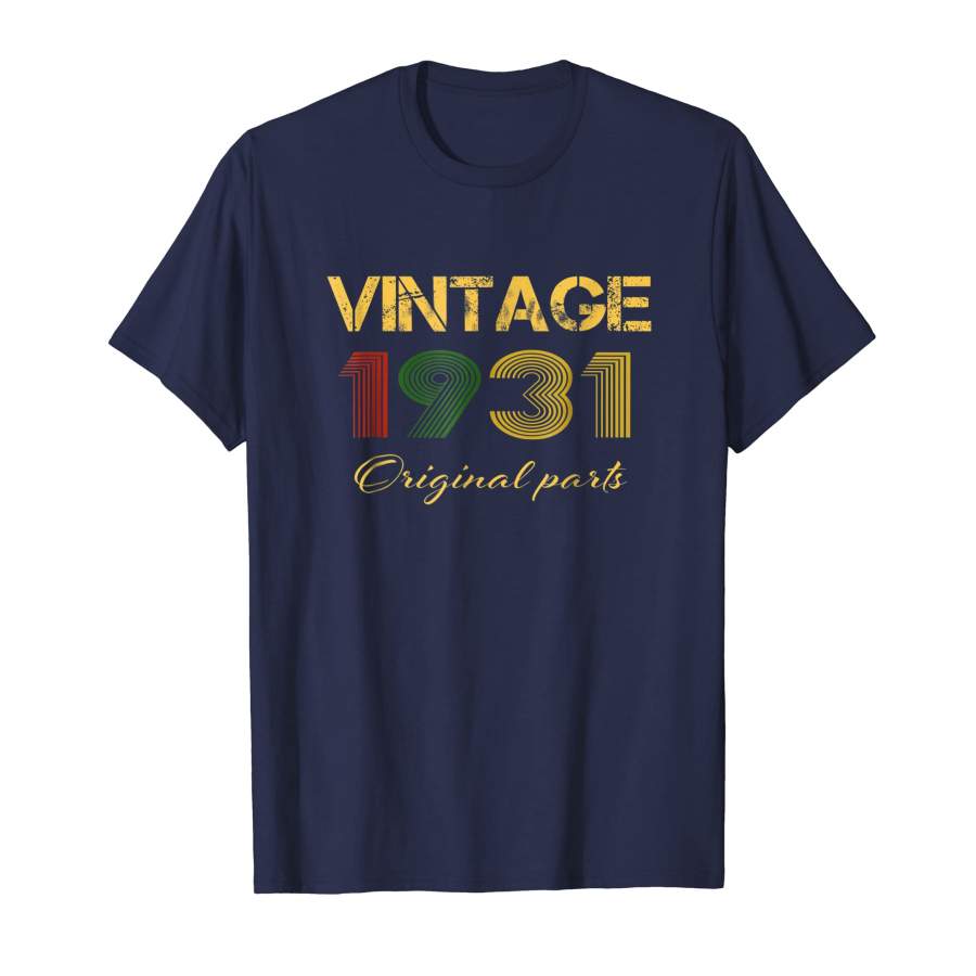 1931 Vintage Funny 87th Birthday Gift T Shirt