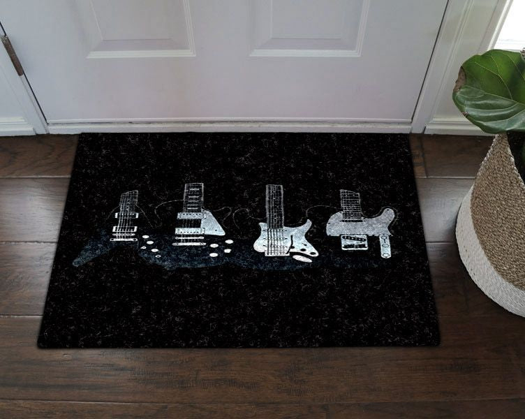 Apayprints – Famous Guitars 3D All Over Printed Doormat