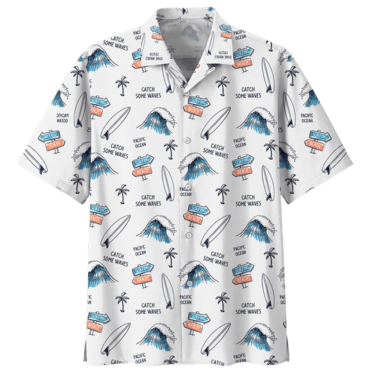 Surfer Hawaiian Shirt, Big Hawaiian Shirt, Short Hawaiian Shirt For Men, Hawaiian Shirt For Women, Aloha Shirt