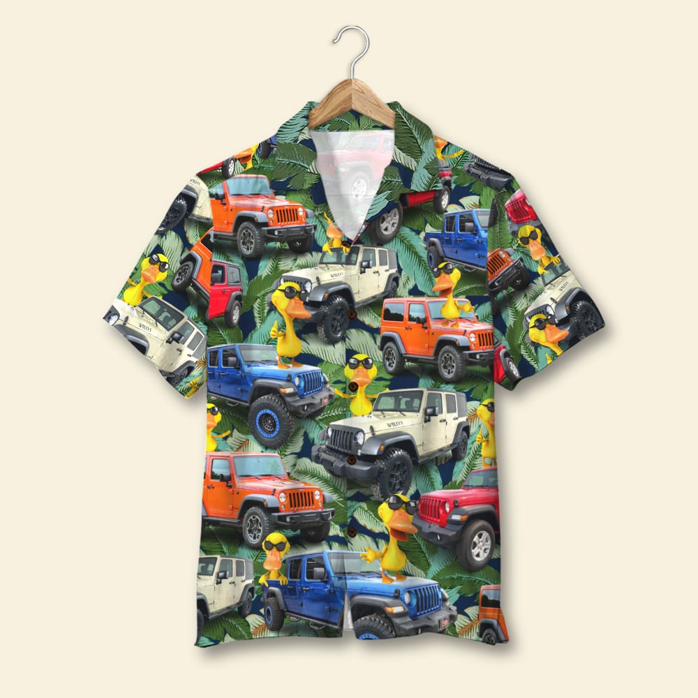 Custom Car Duck Photo Hawaii Tropical Tree Summer Gift Ha94062