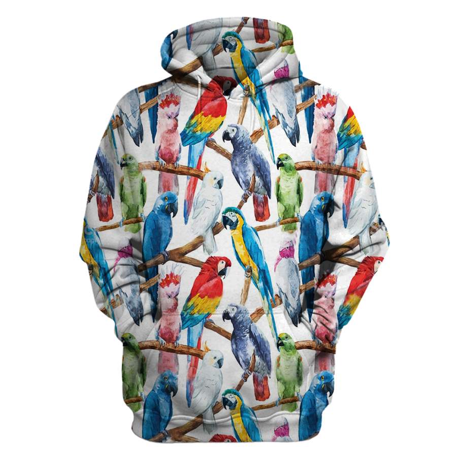 3D AOP Parrots Shirt