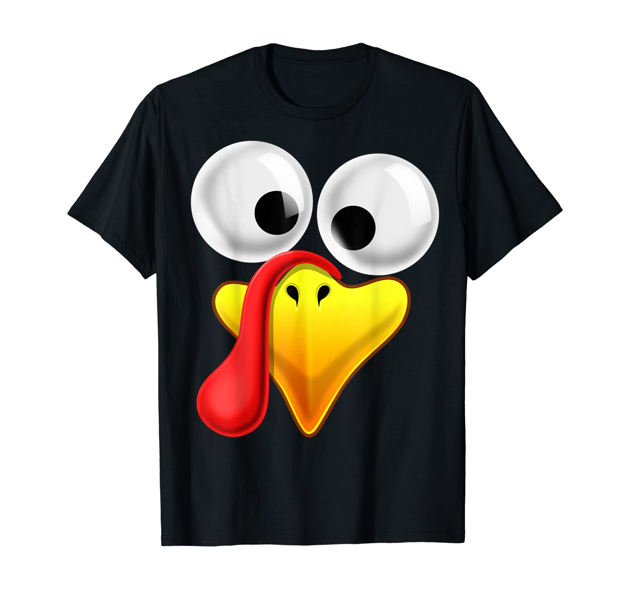 Thanksgiving Turkey Face Matching Family Costume Gift Kids T-Shirt