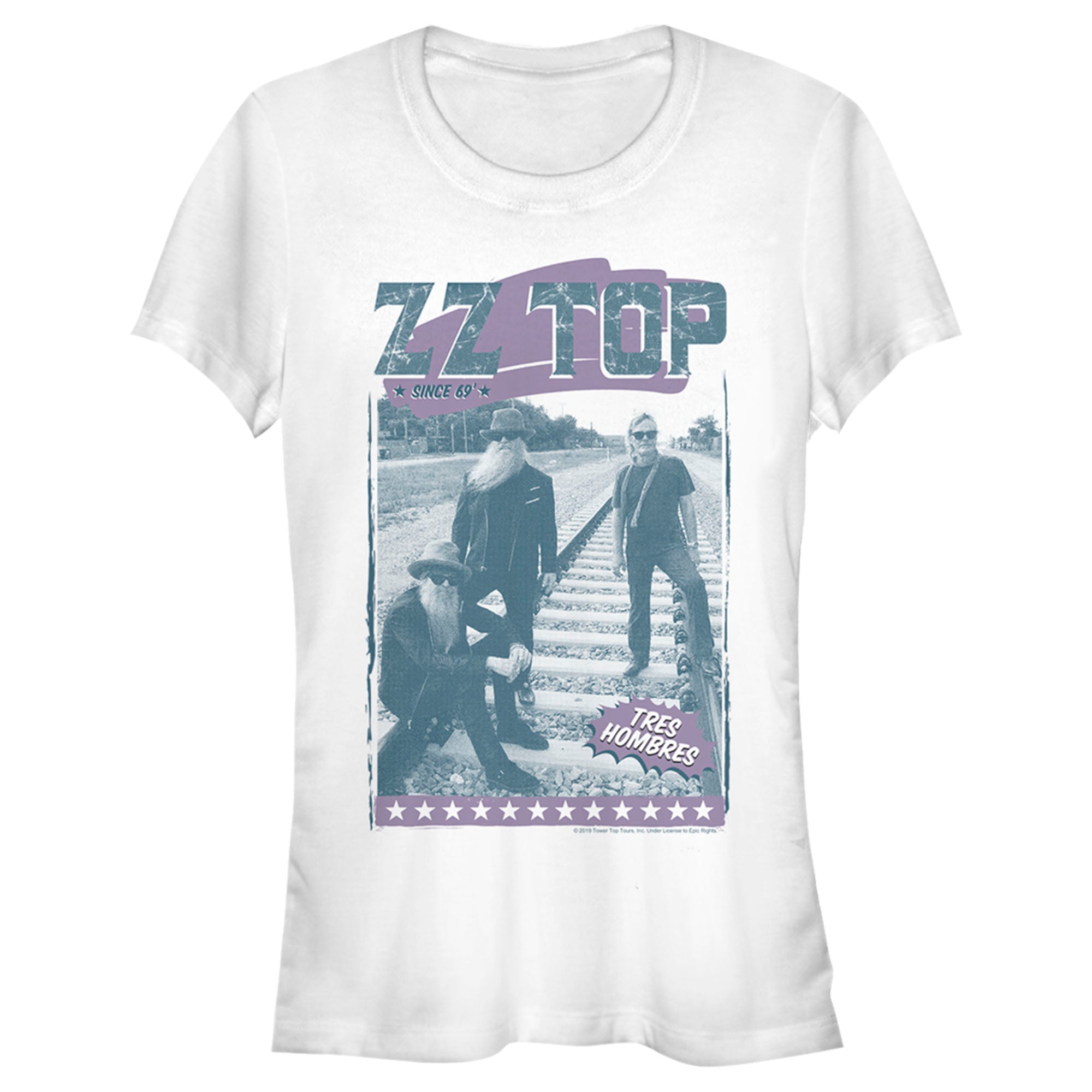 Zz Top Junior’S Railroads  T-Shirt