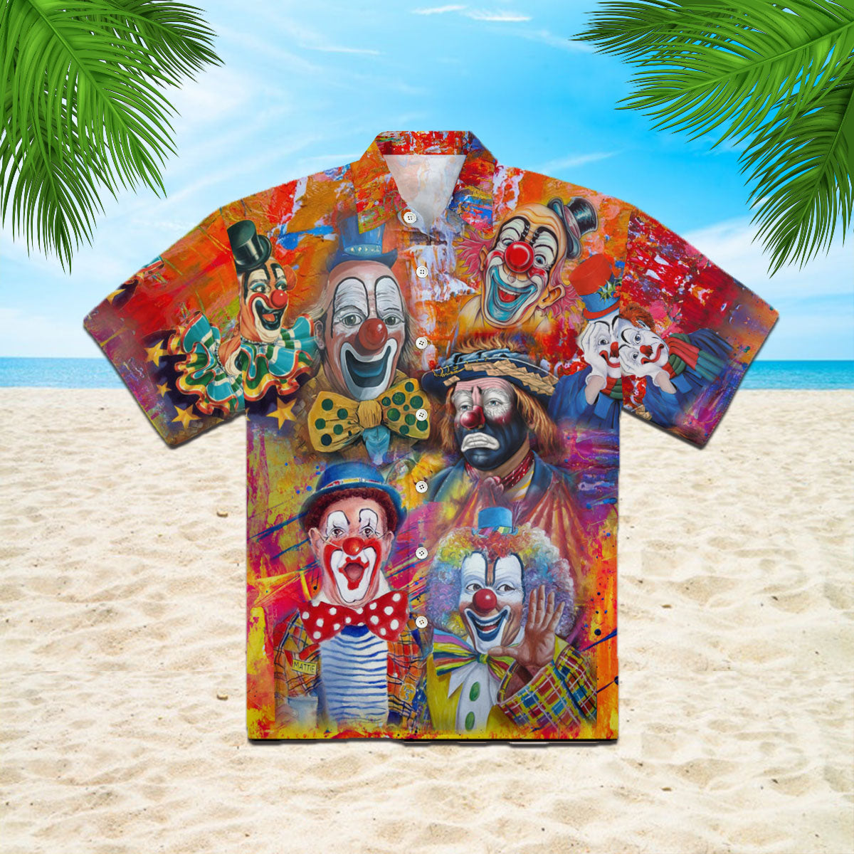 Oragontee Clown Lovers Halloween Hawaiian Shirt | For Men & Women | Adult | Hw4940