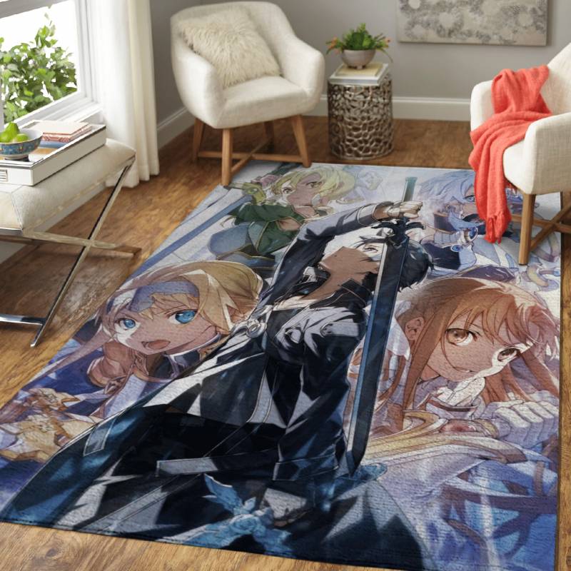 Sword Art Online Anime Vintage Area Rug – Carpet