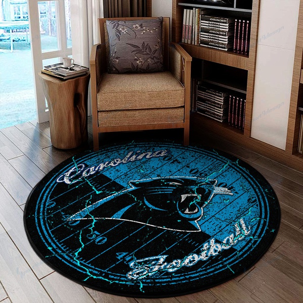 Carolina Panthers Round Rug 58