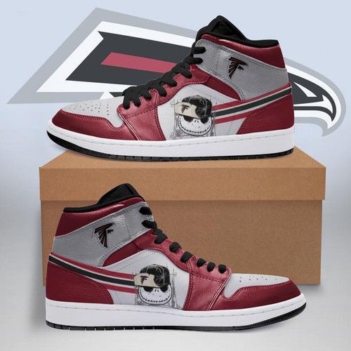 Jack Skellington Atlanta Falcons Jordan Sneaker High Top Shoes Jordan Sneaker Air Jordan High Sneakers Sport Sneakers