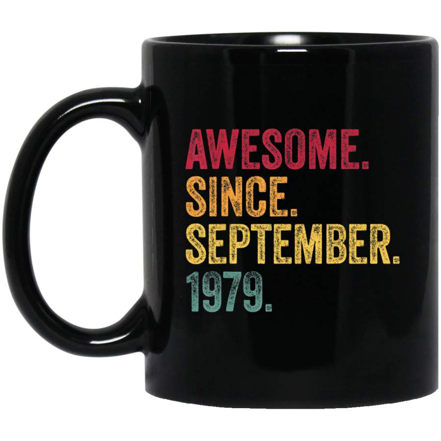 Awesome Since September 1979 40th Birthday Gift Vintage Coffee Mug