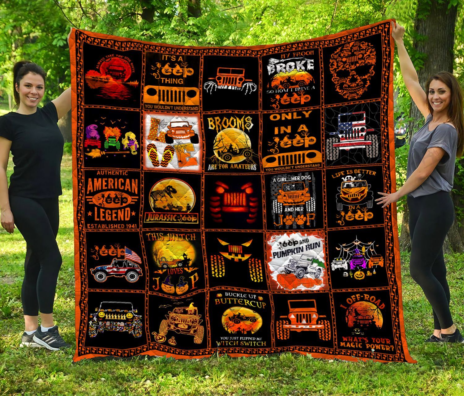 DIE1508002-DIQ1508002-JE-EP Halloween -Quilt Bed Set & Quilt Blanket