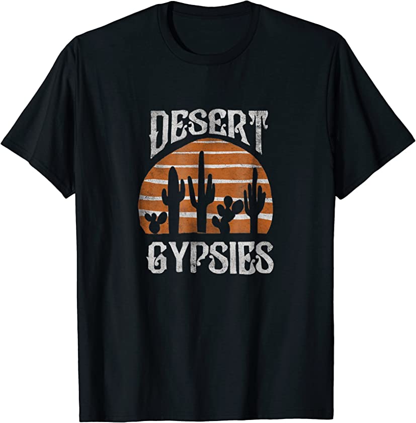 Vintage Retro Desert Gypsies Wild Sun Mexican Mexico Shirt