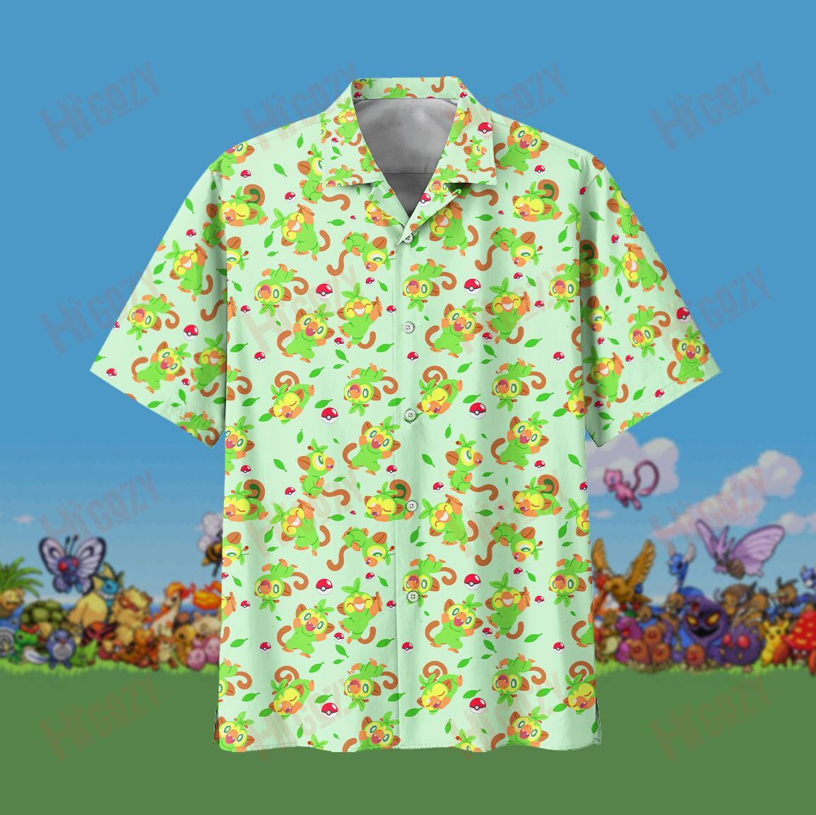 Pokemon Hawaii Shirt Summer Aloha Tropical Shirts For Men Hawaii Ha26972