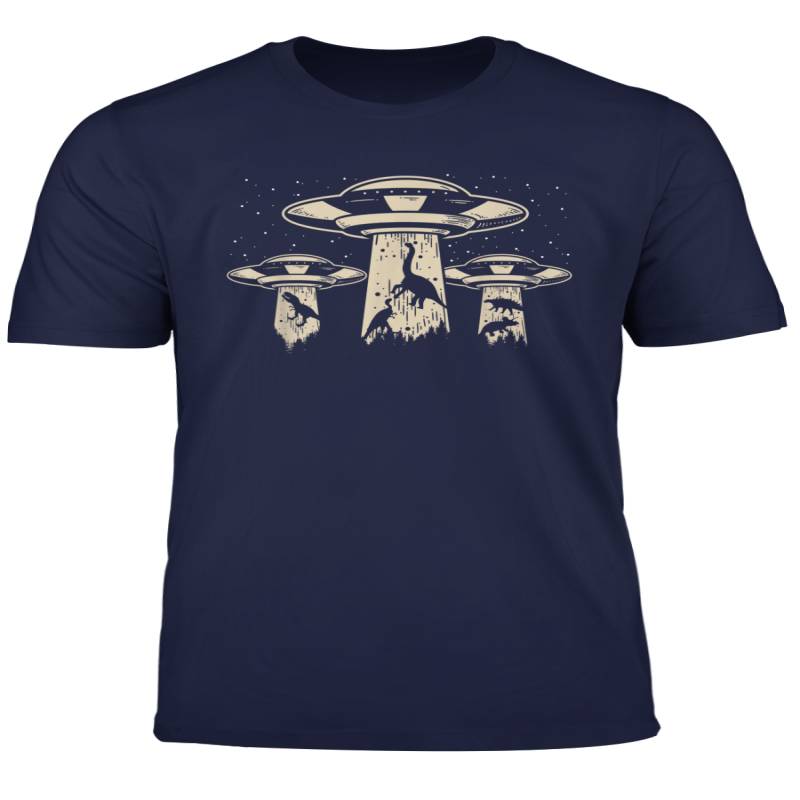 Vintage Dinosaur Alien Abduction Shirt Funny Alien Gifts T Shirt