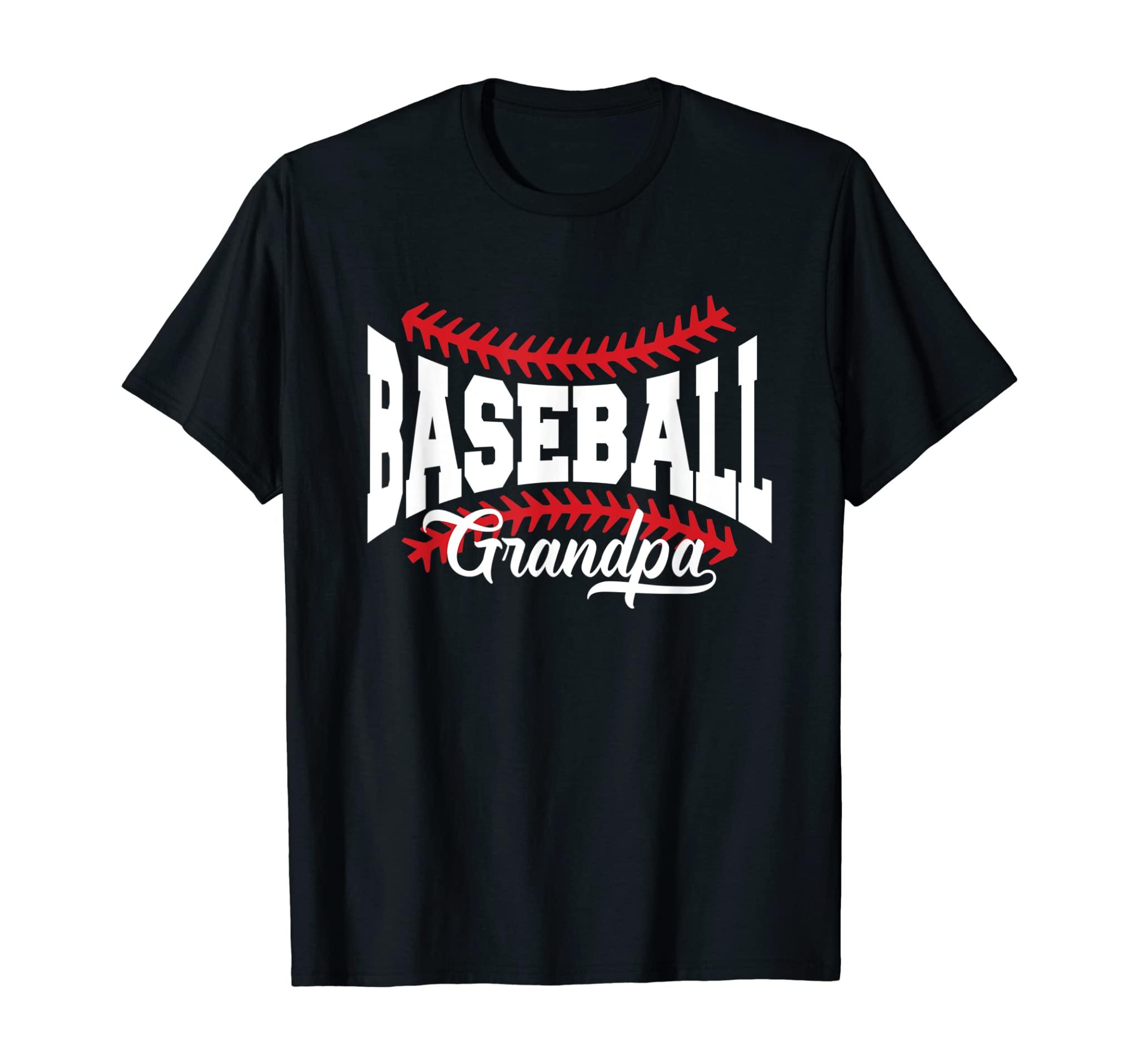 Mens Baseball Grandpa T-Shirt