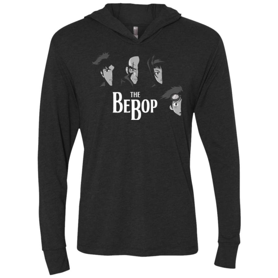 THE BEBOP Triblend Long Sleeve Hoodie Tee