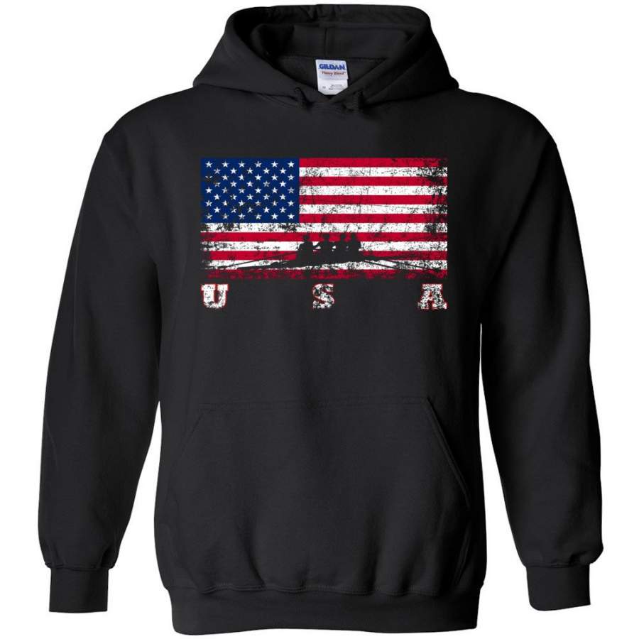 American Flag Rowing Hoodie – bliceshirt