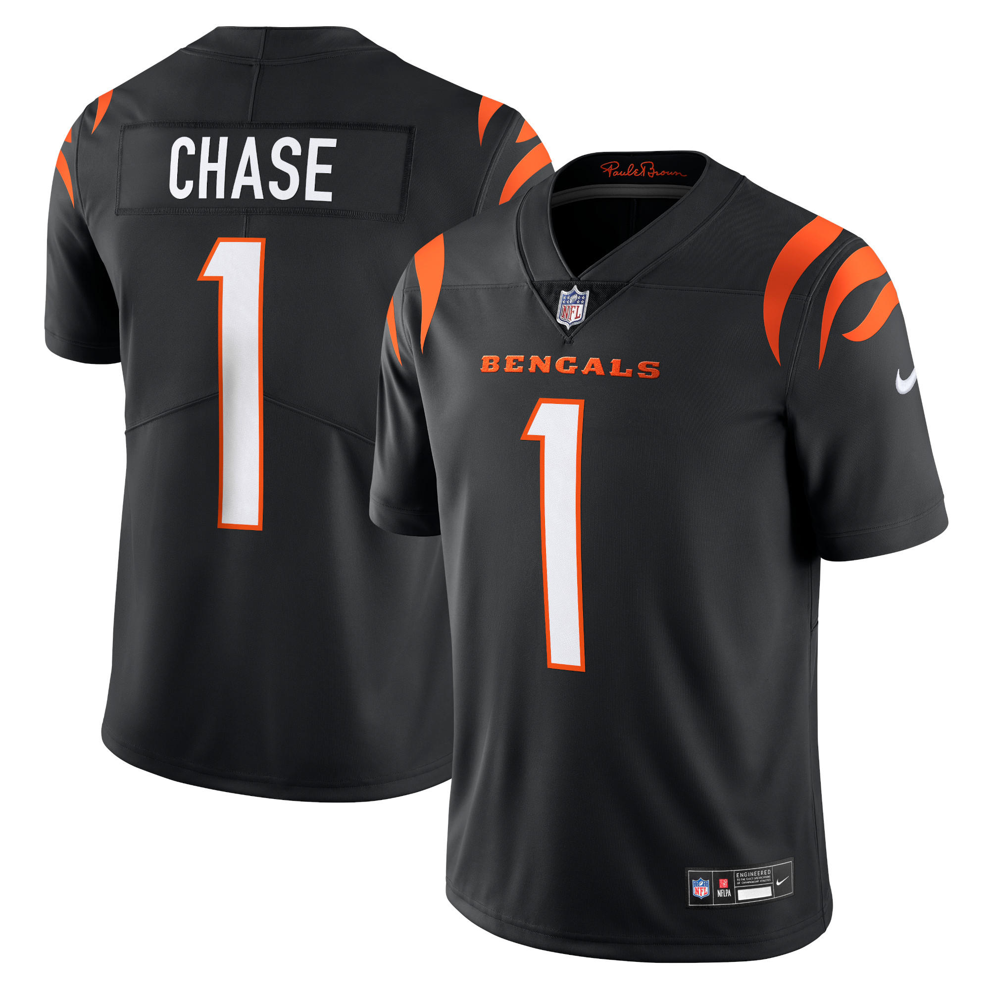 Men’s Cincinnati Bengals Ja’Marr Chase Black  Vapor Untouchable Limited Jersey