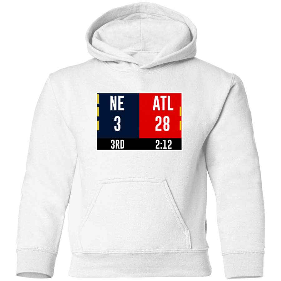 AGR NE 3 ATL 28 Final 2 Sides 1 Game Toddler Pullover Hoodie