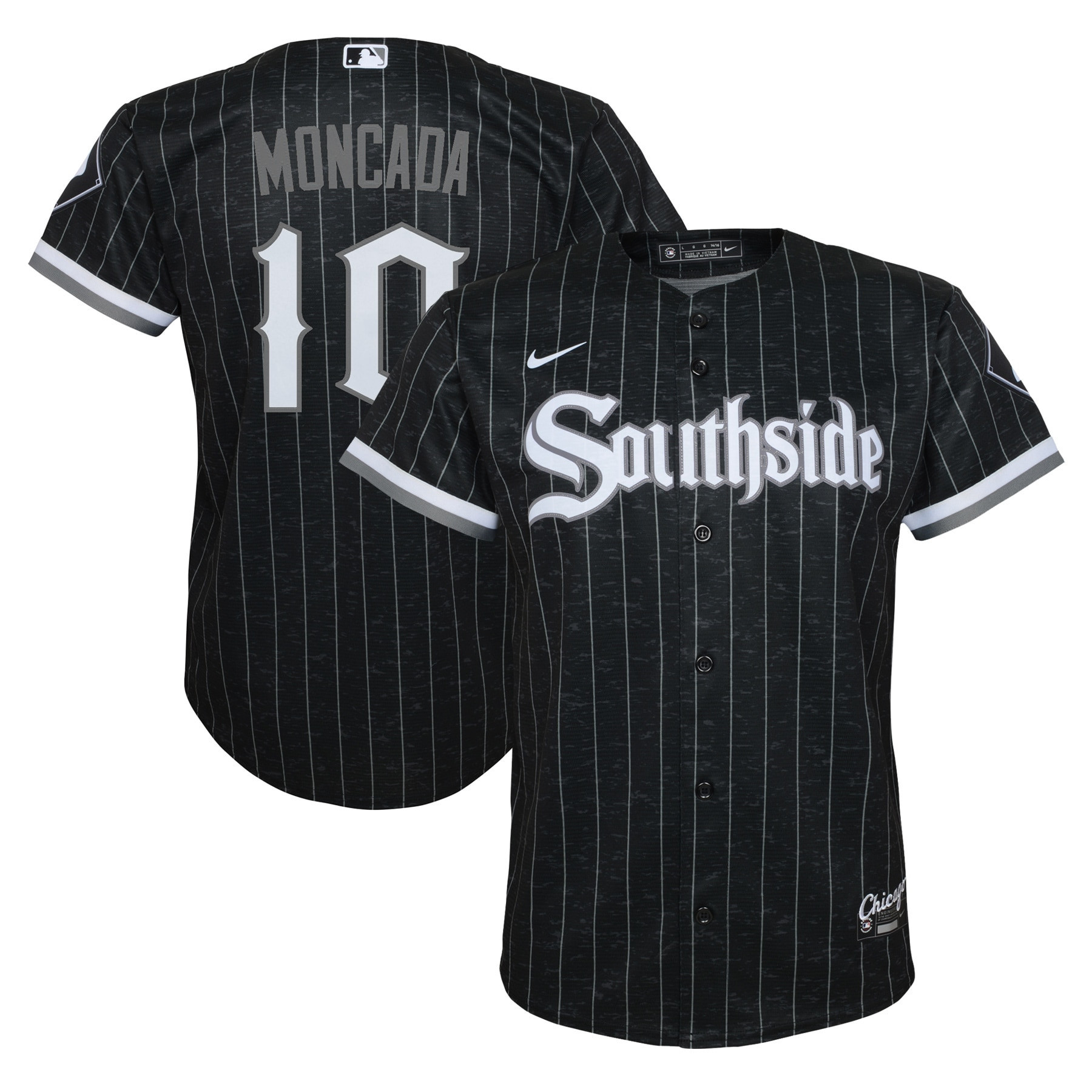 Yoan Moncada Chicago White Sox 2021 City Connect Replica Player Jersey – Black MLB Ver 1