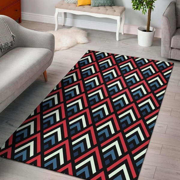 Zig Zag Area Rug Living Room Rug Home Decor Floor Decor 2 VH3