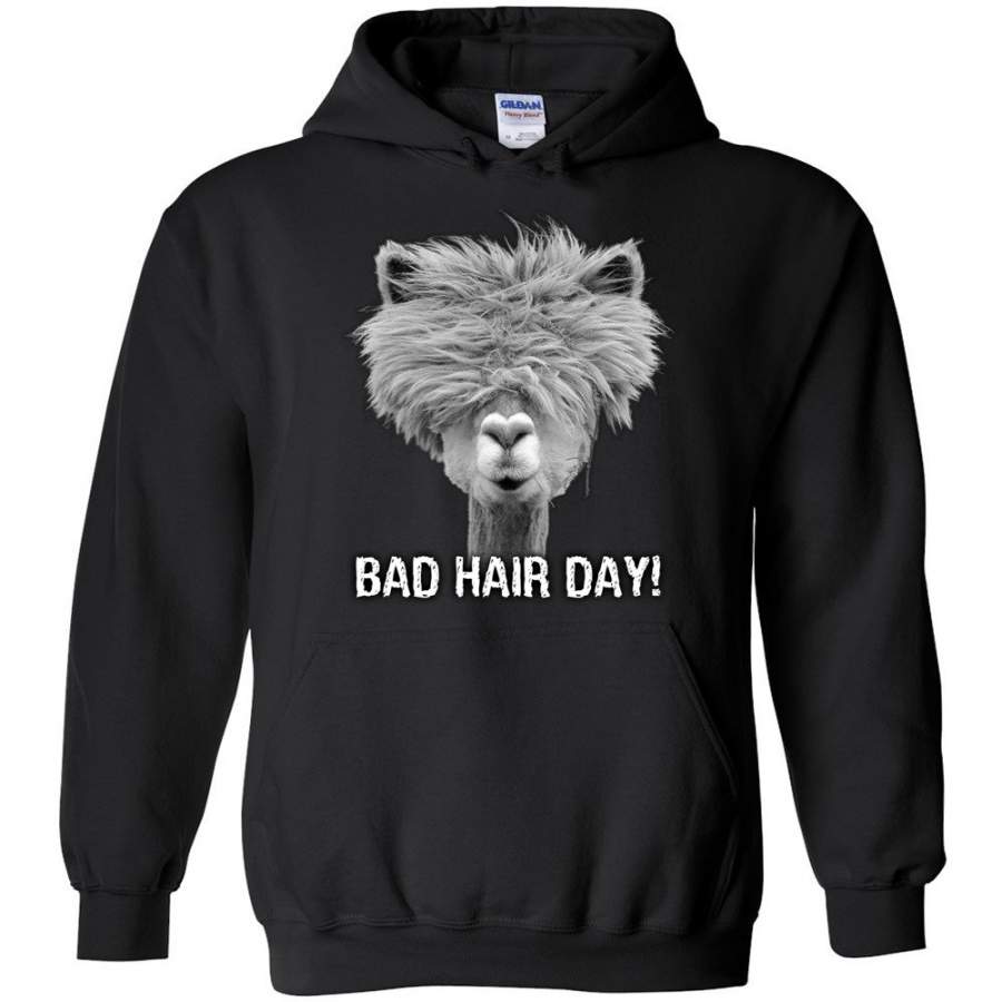 Alpaca Bad Hair Day – Hoodie