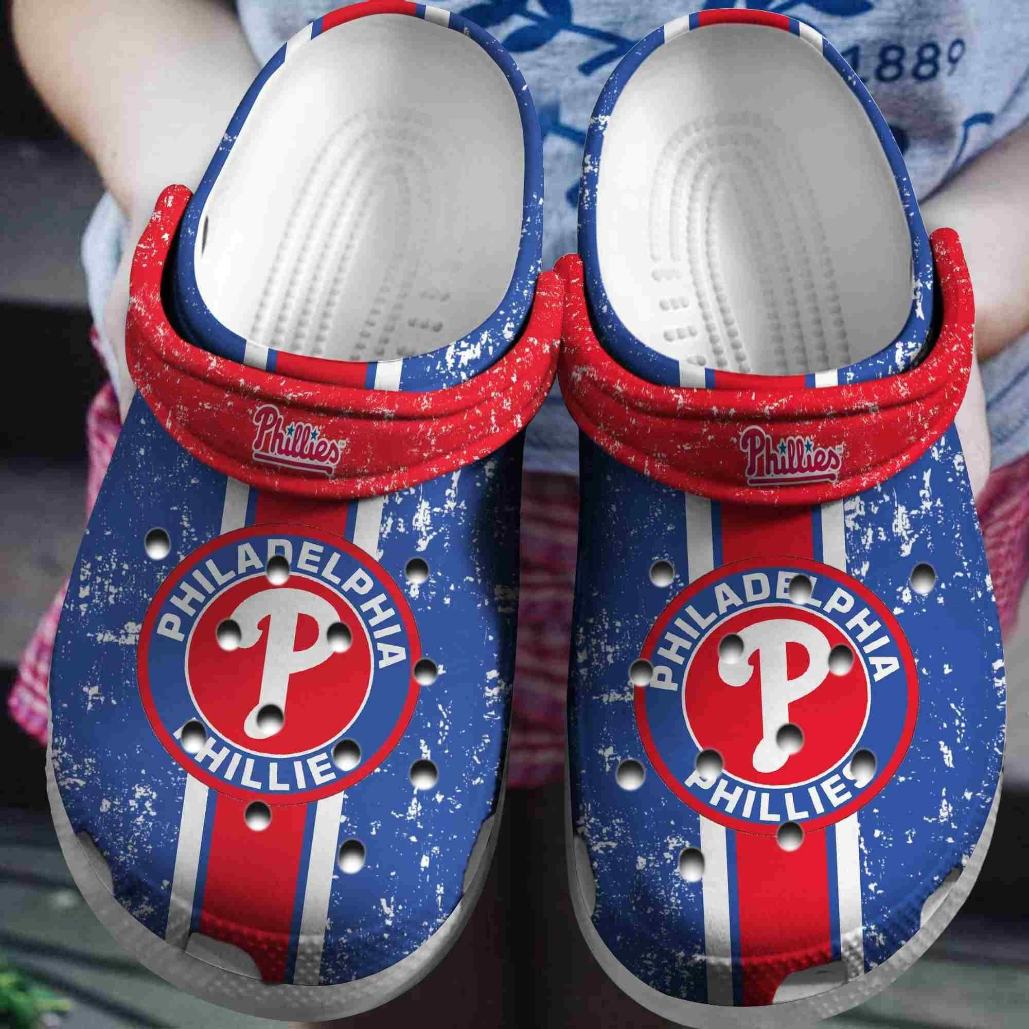 Phillies Crocss Shoes Crocband Comfortable Clogs For Men Women