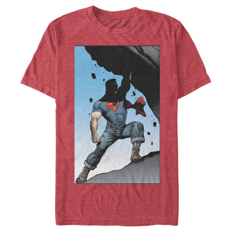 Superman Men’s Strongest Hero Pose  T Shirt