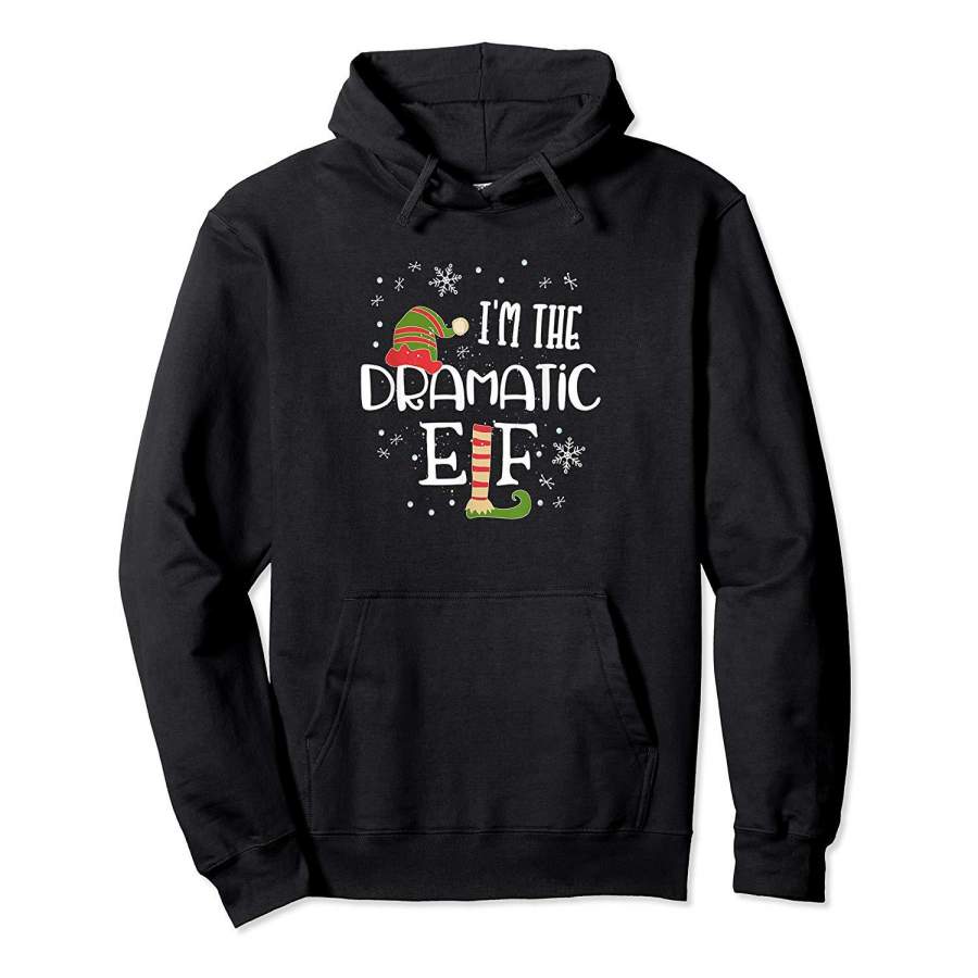 Dramatic Elf Matching Family Group Christmas Outfit 2019 Hoodie