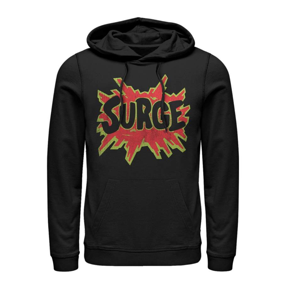 Coca Cola Men’s Surge Logo  Lightweight Hoodie Black