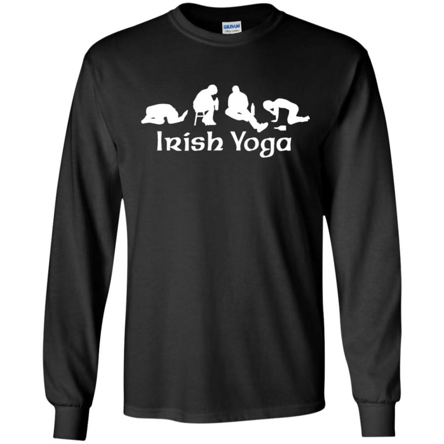 Irish Yoga – St Patrick’s day – Long Sleeve Ls, Sweatshirt, Hoodie