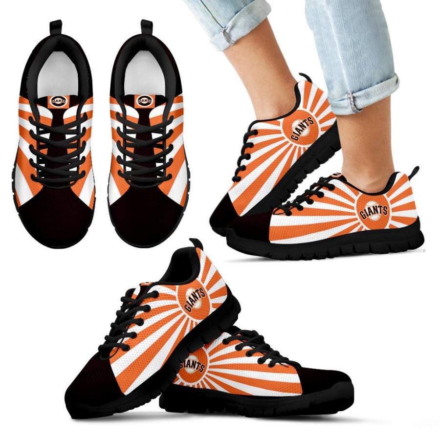 Rising Sun Sparkling Tremendous San Francisco Giants Sneakers