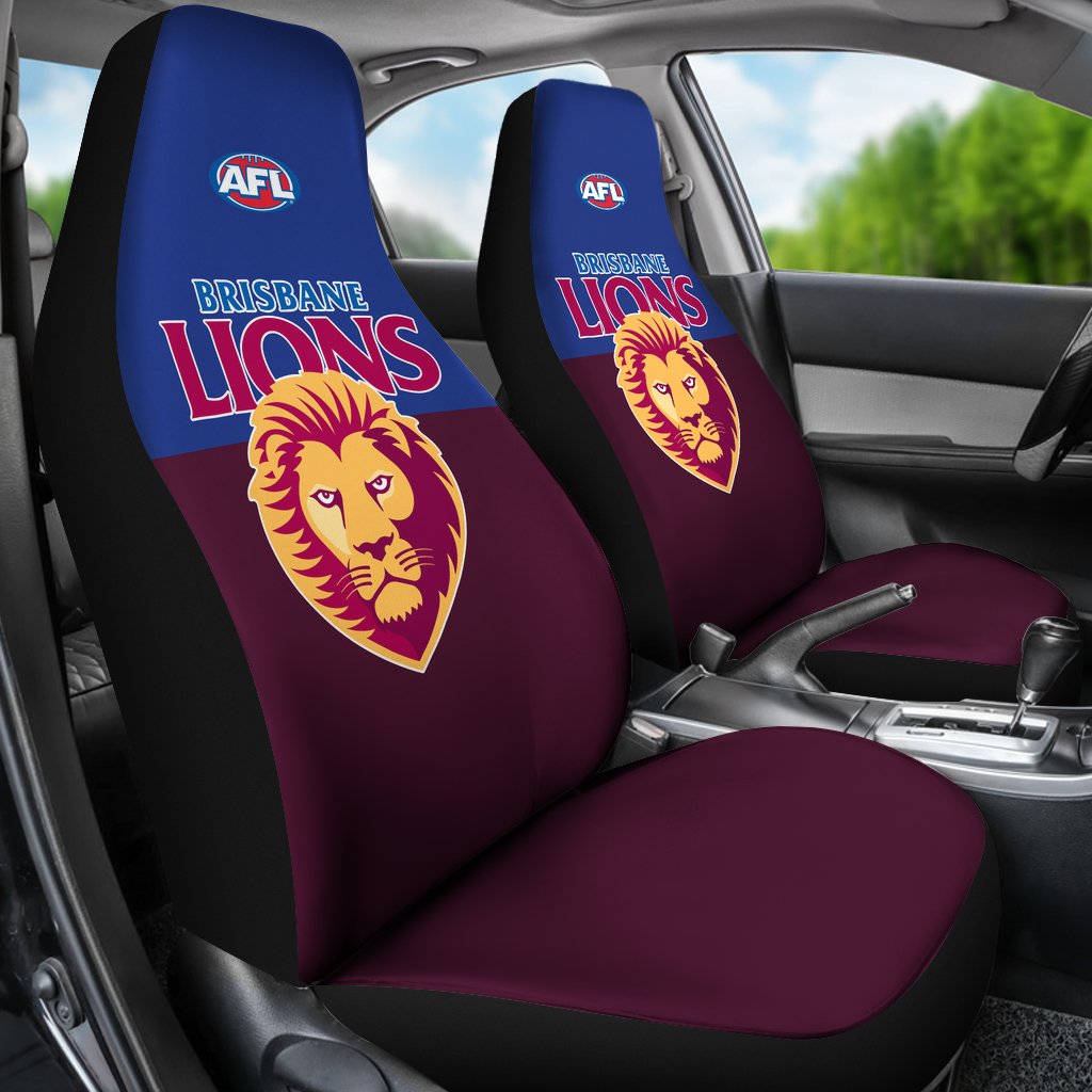 The Brisbane Lions Car Seat Covers ( Jersey Version ) A25