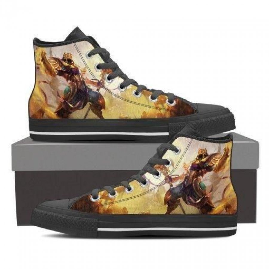 AZIR LEGUE OF LEGENDS CUSTOM CANVAS SHOES FOR LADIES