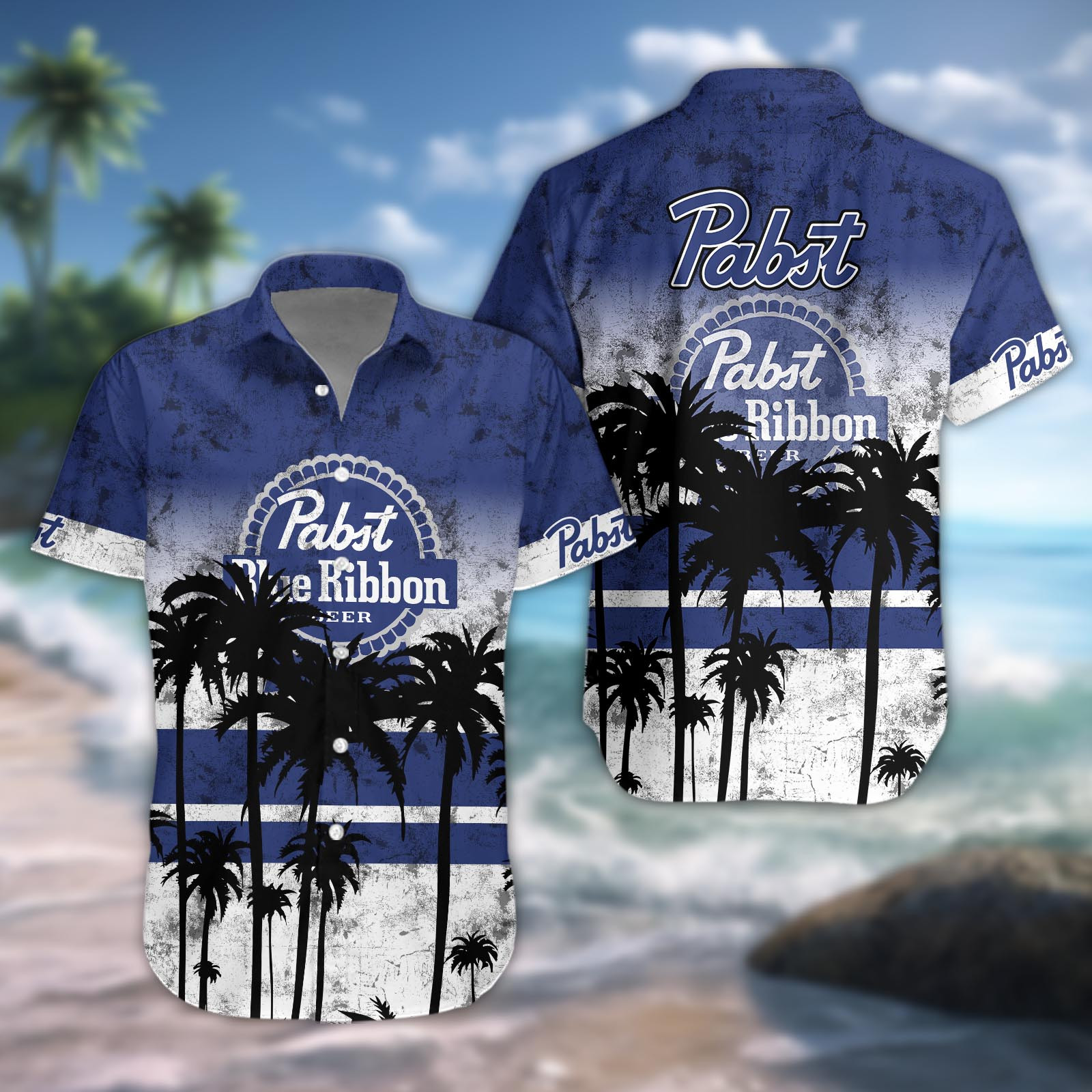 Pabst Blue Ribbon Hawaii Shirt