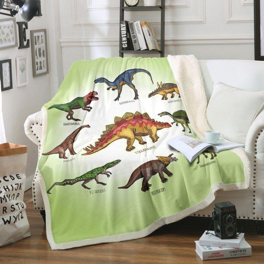 Animal Blanket, Gift For Dinosaur Lovers