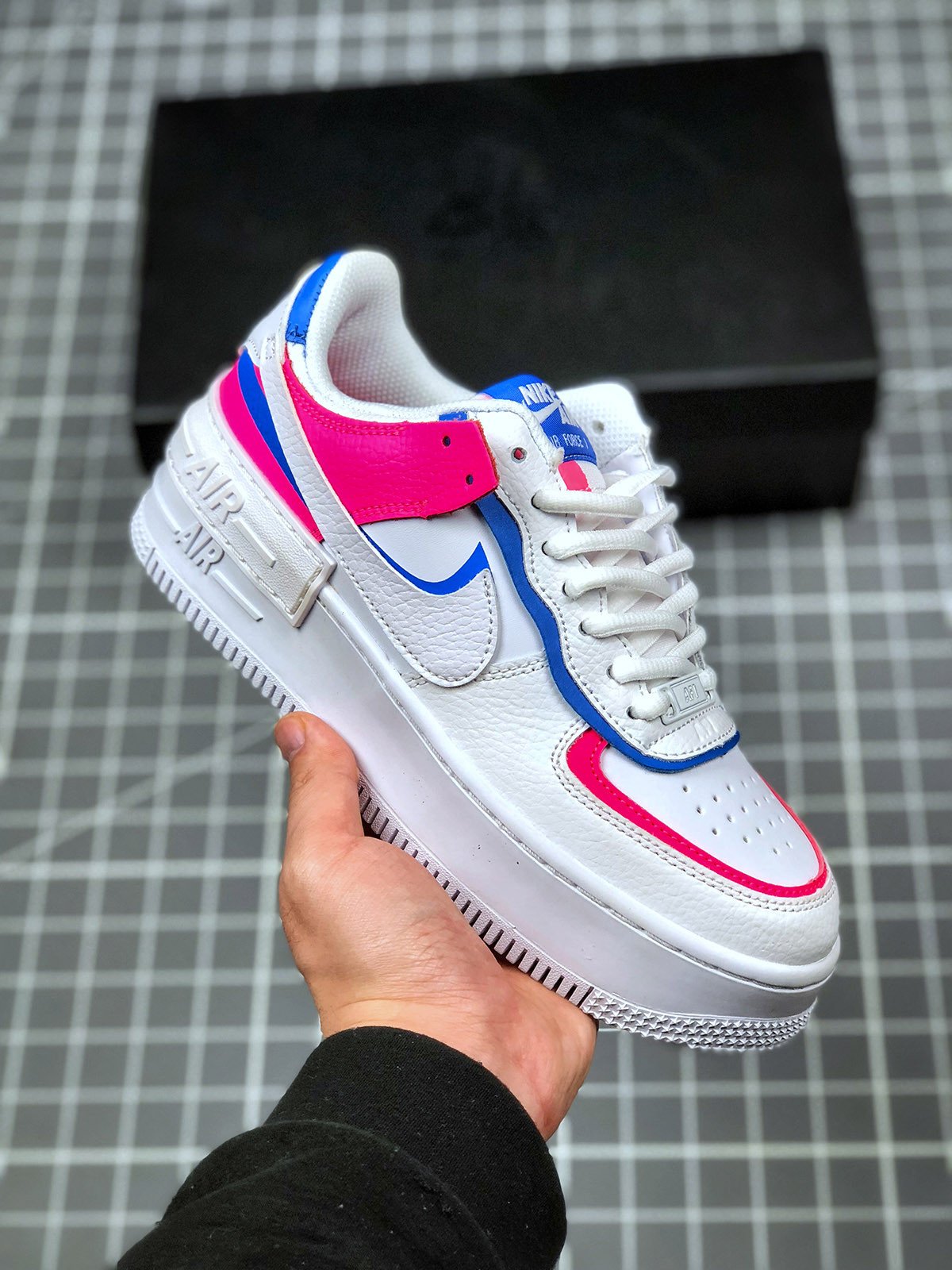 Nike Air Force 1 Shadow Pink Blue White CU3012-111 5340734