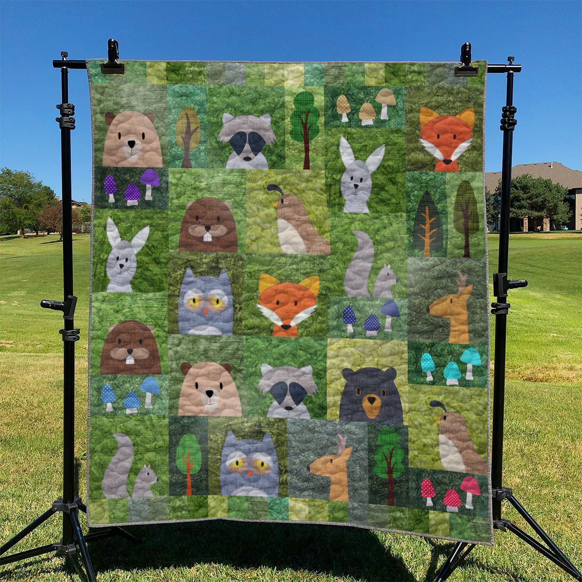 Animal Quilt Tueed